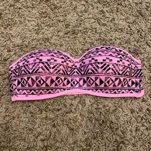 Victoria's Secret PINK Padded Lace Bandeau Bra